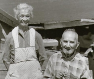 Mr. & Mrs. Brown, an Anishinabe couple, Odanah, WI.